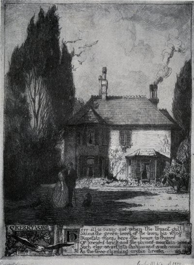 &39;Skerryvore&39;，伯恩茅斯，多塞特郡，英格兰，1912年 作者 莱斯利·马修·沃德